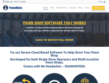 Tablet Screenshot of pawnmate.com